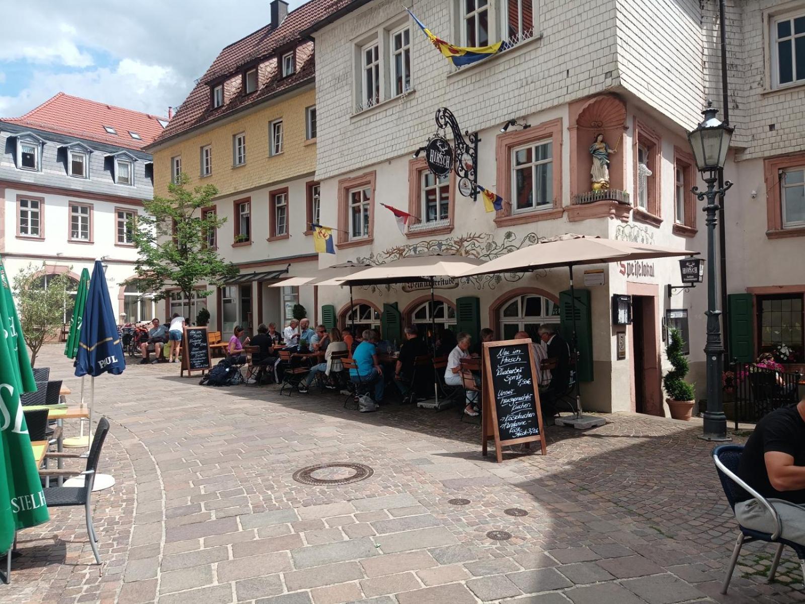 Appartement Schlossberg, Gasthaus Hirsch Hirschhorn Exterior foto